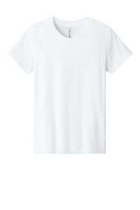 BELLA+CANVAS Youth Heather CVC Tee BC3001YCVC - Solid White Blend