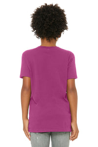 BELLA+CANVAS  Youth Jersey Short Sleeve Tee - Berry Back