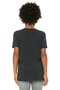 BELLA+CANVAS  Youth Jersey Short Sleeve Tee - Dark Grey Back