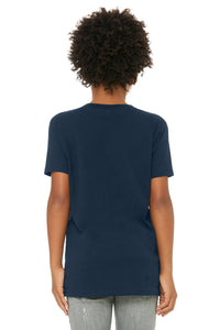 BELLA+CANVAS  Youth Jersey Short Sleeve Tee - Navy Back