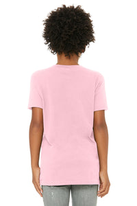 BELLA+CANVAS  Youth Jersey Short Sleeve Tee - Pink Back