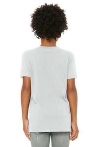 BELLA+CANVAS  Youth Jersey Short Sleeve Tee - Silver Back