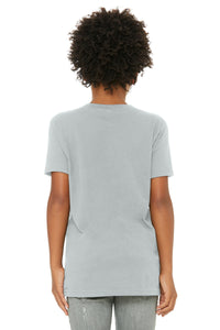 BELLA+CANVAS  Youth Jersey Short Sleeve Tee - Solid Athletic Grey Back