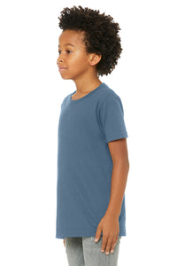 BELLA+CANVAS  Youth Jersey Short Sleeve Tee - Steel Blue