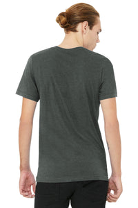 BELLA+CANVAS Unisex Heather CVC V-Neck Tee BC3005CVC - Deep Heather Back