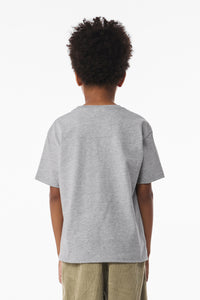 BELLA+CANVAS Youth 6-Ounce Heavyweight Tee BC3010Y - Athletic Heather Back