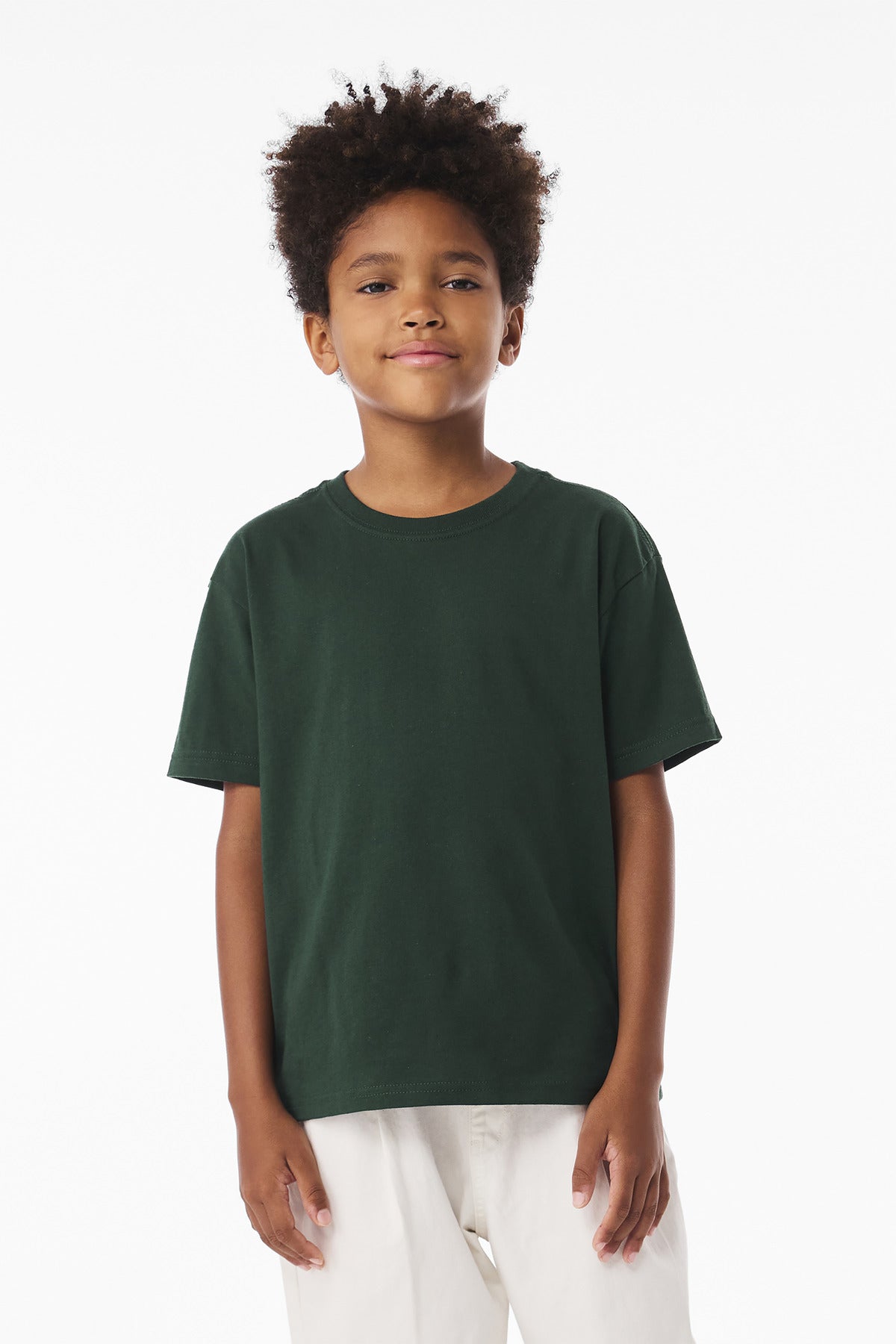 BELLA+CANVAS Youth 6-Ounce Heavyweight Tee BC3010Y - Forest