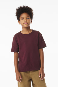 BELLA+CANVAS Youth 6-Ounce Heavyweight Tee BC3010Y - Maroon