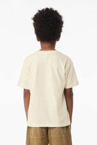 BELLA+CANVAS Youth 6-Ounce Heavyweight Tee BC3010Y - Natural Back