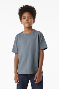 BELLA+CANVAS Youth 6-Ounce Heavyweight Tee BC3010Y - Vintage Denim