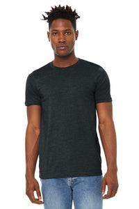 DISCONTINUED BELLA+CANVAS  Unisex Sueded Tee - Dark Grey Heather
