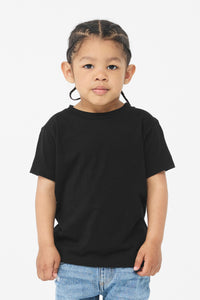 BELLA+CANVAS Toddler Triblend Short Sleeve Tee BC3413T - Solid Black Triblend