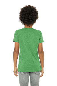 BELLA+CANVAS  Youth Triblend Short Sleeve Tee - Green Triblend Back