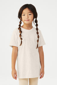 BELLA+CANVAS  Youth Triblend Short Sleeve Tee - Oatmeal Triblend