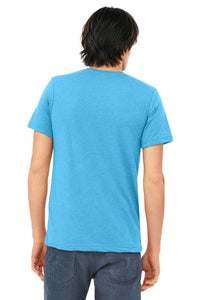 BELLA+CANVAS  Unisex Triblend Short Sleeve Tee - Aqua Triblend Back