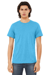 BELLA+CANVAS  Unisex Triblend Short Sleeve Tee - Aqua Triblend