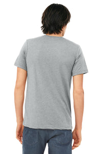 BELLA+CANVAS  Unisex Triblend Short Sleeve Tee - Athletic Grey Triblend Back