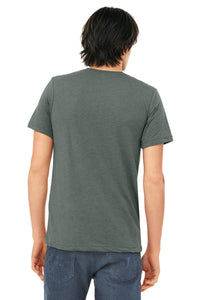 BELLA+CANVAS  Unisex Triblend Short Sleeve Tee - Blue Storm Triblend Back