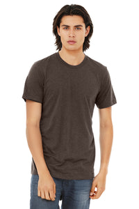 BELLA+CANVAS  Unisex Triblend Short Sleeve Tee - Brown Triblend
