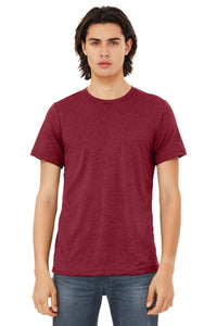 BELLA+CANVAS  Unisex Triblend Short Sleeve Tee - Cardinal Triblend