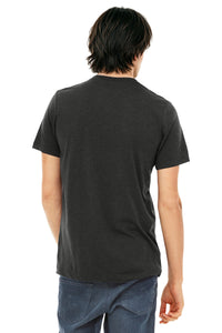BELLA+CANVAS  Unisex Triblend Short Sleeve Tee - Charcoal-Black Triblend Back