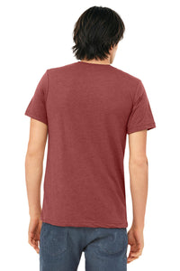 BELLA+CANVAS  Unisex Triblend Short Sleeve Tee - Clay Triblend Back