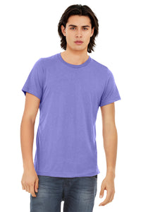 BELLA+CANVAS  Unisex Triblend Short Sleeve Tee - Dark Lavender Triblend
