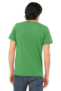 BELLA+CANVAS  Unisex Triblend Short Sleeve Tee - Green Triblend Back