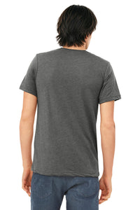 BELLA+CANVAS  Unisex Triblend Short Sleeve Tee - Grey Triblend Back