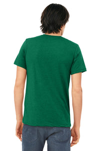 BELLA+CANVAS  Unisex Triblend Short Sleeve Tee - Kelly Triblend Back