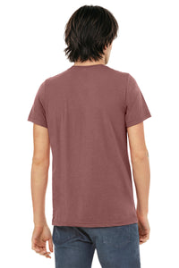 BELLA+CANVAS  Unisex Triblend Short Sleeve Tee - Mauve Triblend Back