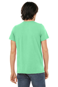 BELLA+CANVAS  Unisex Triblend Short Sleeve Tee - Mint Triblend Back