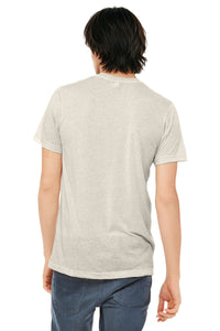 BELLA+CANVAS  Unisex Triblend Short Sleeve Tee - Oatmeal Triblend Back