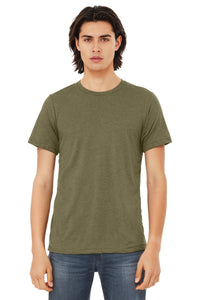 BELLA+CANVAS  Unisex Triblend Short Sleeve Tee - Olive Triblend