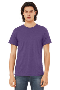 BELLA+CANVAS  Unisex Triblend Short Sleeve Tee - Purple Triblend
