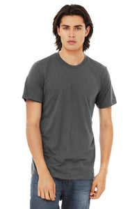 BELLA+CANVAS  Unisex Triblend Short Sleeve Tee - Solid Asphalt Triblend