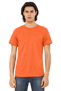 BELLA+CANVAS  Unisex Triblend Short Sleeve Tee - Solid Orange Triblend
