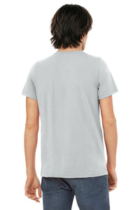 BELLA+CANVAS  Unisex Triblend Short Sleeve Tee - Solid Silver Triblend Back