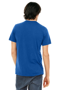 BELLA+CANVAS  Unisex Triblend Short Sleeve Tee - Solid True Royal Triblend Back