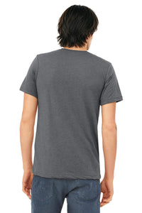 BELLA+CANVAS  Unisex Triblend Short Sleeve Tee - Storm Triblend Back