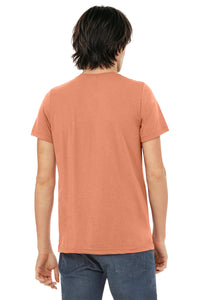 BELLA+CANVAS  Unisex Triblend Short Sleeve Tee - Sunset Triblend Back