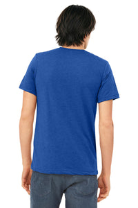 BELLA+CANVAS  Unisex Triblend Short Sleeve Tee - True Royal Triblend Back