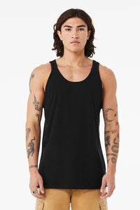 BELLA+CANVAS Unisex Heather CVC Tank BC3480CVC - Solid Black Blend