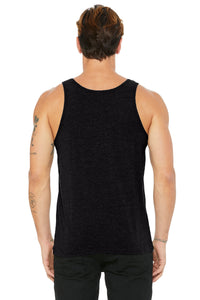 BELLA+CANVAS  Unisex Jersey Tank - Black Heather Back