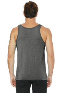 BELLA+CANVAS  Unisex Jersey Tank - Grey Triblend Back