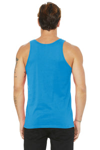 BELLA+CANVAS  Unisex Jersey Tank - Neon Blue Back