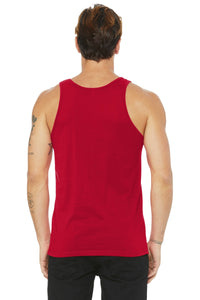 BELLA+CANVAS  Unisex Jersey Tank - Red Back