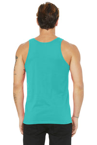 BELLA+CANVAS  Unisex Jersey Tank - Teal Back