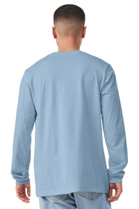BELLA+CANVAS  Unisex Jersey Long Sleeve Tee - Baby Blue Back