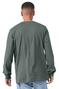 BELLA+CANVAS  Unisex Jersey Long Sleeve Tee - Blue Storm Back